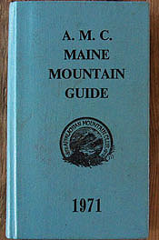 amc maine mountain guide 1971 3rd third edition